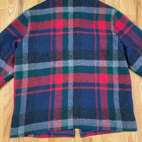 Woolrich Vintage 70-80s Wool Field Hunting Thick Plaid Jacket Size Large. - Picture 6 of 8